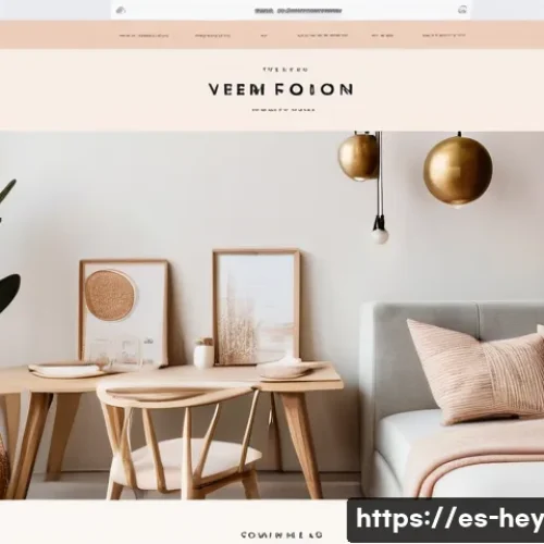 헤이지니의 공식 웹사이트 분석 - A warm and modern lifestyle influencer&rsquo;s website homepage design, featuring soft pastel color palett...